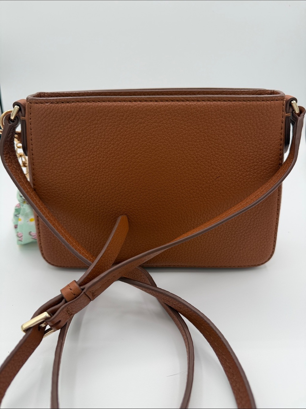 Kate Spade Brown Pebbled Leather Tassel Crossbody Bag - Picture 3 of 8